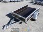 Remorque bagagère LIDER ECO côtés bois - 1 essieu - PTAC : 500 Kg - 200 x 126 cm