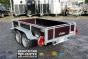 Remorque polyvalente LIDER en bois freinée - 2 essieux - PTAC : 1300 kg - 251 x 133 cm