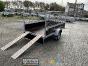 Remorque polyvalente LIDER en bois freinée - 2 essieux - PTAC : 1300 kg - 251 x 133 cm
