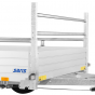 Remorque bagagère en aluminium - MCALU PRO DV75 - 1 essieu - PTAC : 750 Kg - 1 essieu - 255 x 133 cm